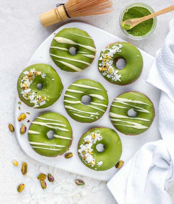 Matcha Doughnuts